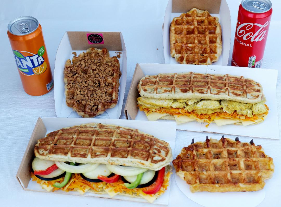 Plusieurs variété de gaufre